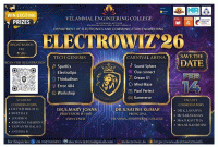 ELECTROWIZ '26 National Level Technical Symposium Poster